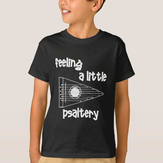 Känslig Psaltery T-shirt (Framsida)