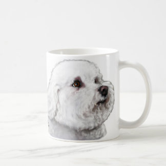 Känslig sida av Bizou den Bichon muggen Kaffemugg