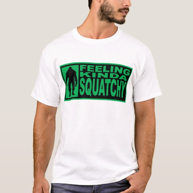 Känslig Squatchy skjorta - finna Bigfoot T Shirt (Framsida)