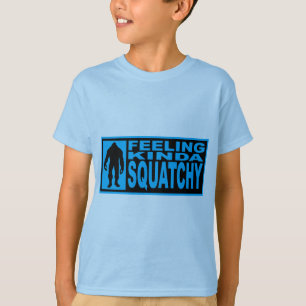 Känslig Squatchy skjorta - finna Bigfoot Tee