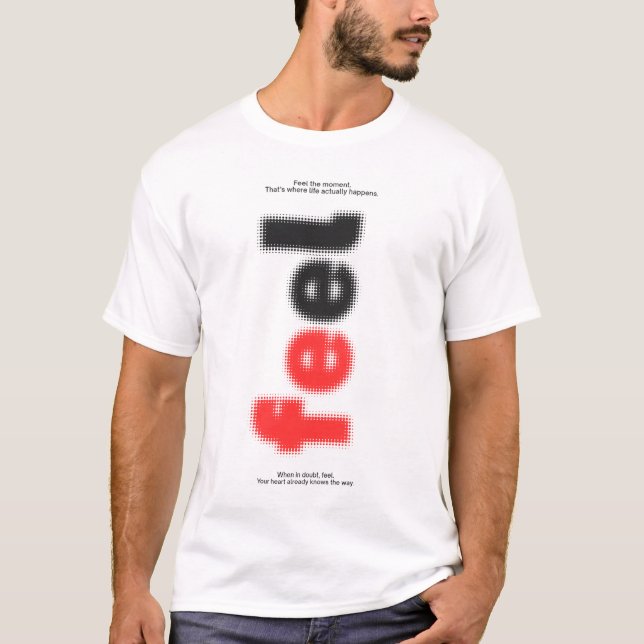 Känslig t-shirt-design  t shirt (Framsida)