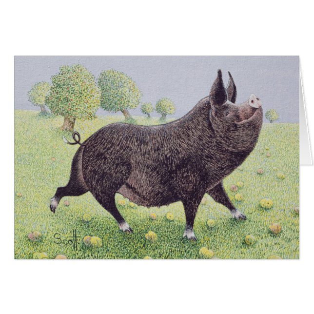 Känslig underbar hälsningskort (Framsidan Horizontal)