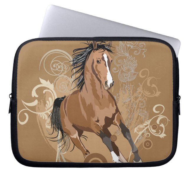 Känslig yster elektroniksleeve 10", laptop fodral (Framsidan)