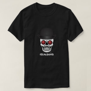 Känsliga Dapper manar för rolig skalle Tshirt Tee Shirt