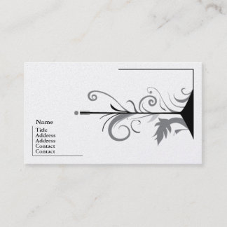 Känsliga grå färgvisitkortdesigner visitkort