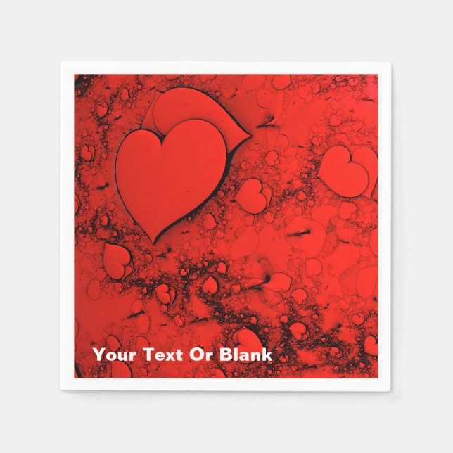 Känsliga hjärtan pappersservett (Framsidan)