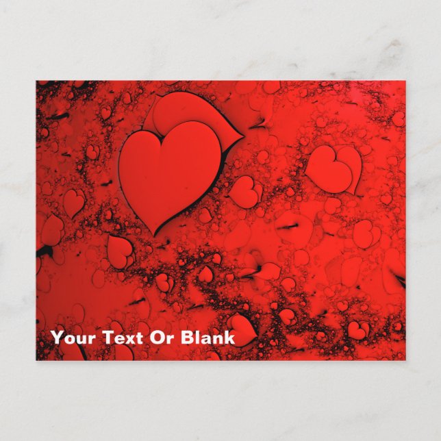 Känsliga hjärtan vykort (Framsida)