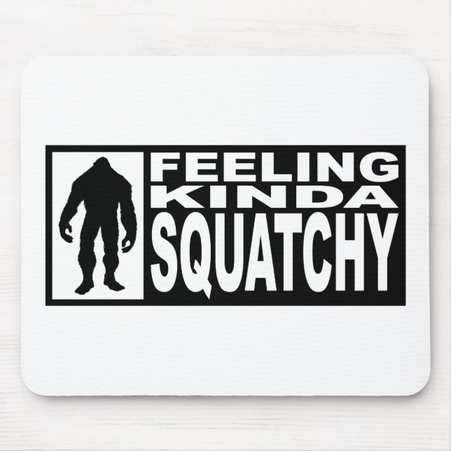 Känsliga Squatchy utrustar - att finna Bigfoot Musmatta (Framsidan)