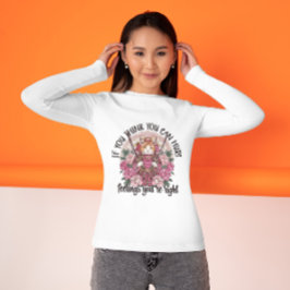 Känsligt Sårbar Krigare – Katt Samuraj Edition T Shirt