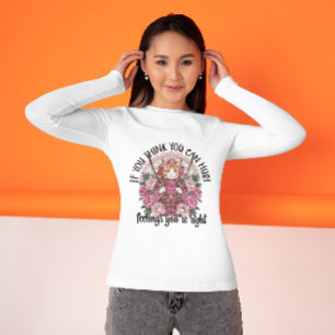 Känsligt Sårbar Krigare – Katt Samuraj Edition T Shirt