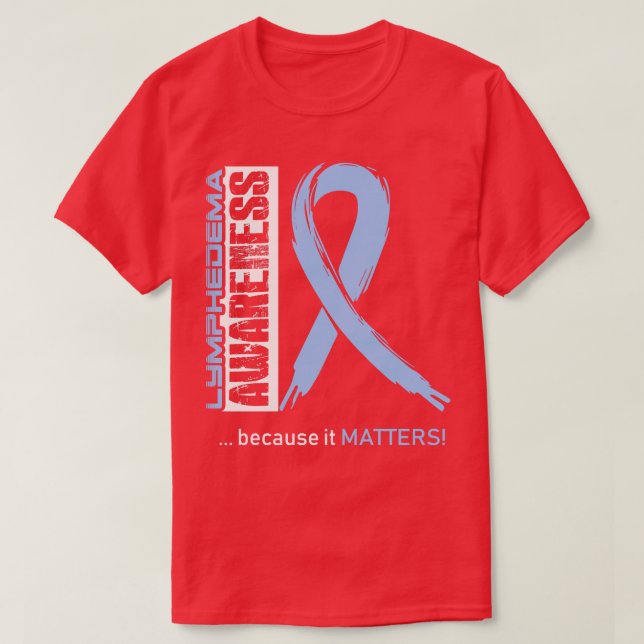 Känsllighet för lymfkörtlar eftersom det har betyd t shirt (Design framsida)