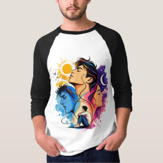 Känslomässig Essens – Expressiv Konturteckning T-S T Shirt