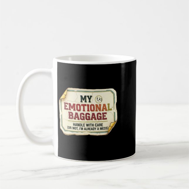 Känslomässig Förälder Humor Design Kaffemugg (Vänster)