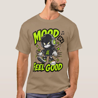 Känslomässigt bra anime-pojke med hörlurar - Cool T Shirt