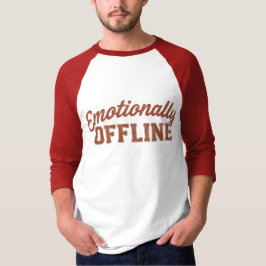Känslomässigt Offline – Vintage Minimalist T Shirt