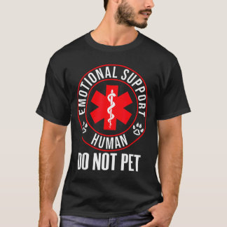 Känslomässigt stöd människa inte husdjur överlevan t shirt
