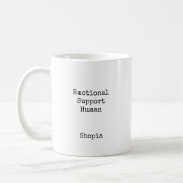Känslomässigt stöd Personlig mänsklig närvaro Kaffemugg