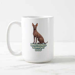 Känslomässigt stödhund Peruvian Inca Orchid Kaffemugg