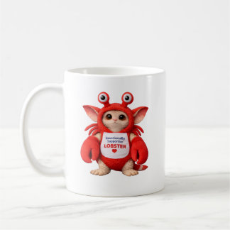 Känslomässigt stödjande hummer-mugg kaffemugg
