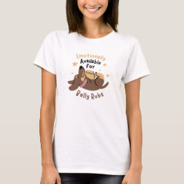 Känslomässigt tillgänglig för magmassage Roligt T Shirt