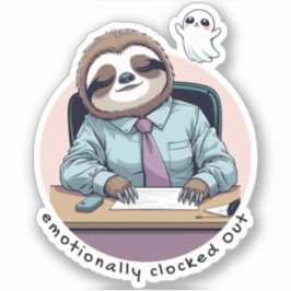 Känslomässigt urkopplad – Introvert Humör Humor Klistermärken