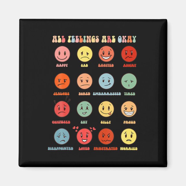 Känslor är inga psykiska problem magnet (Framsidan)