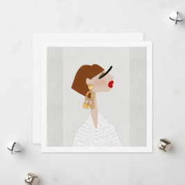 Känslor Fashion Fantastisk Illustration Julkort