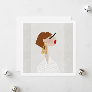 Känslor Fashion Fantastisk Illustration Julkort