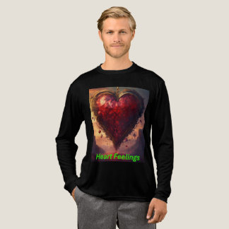 Känslor i Långärmaden för hjärtat Te T Shirt