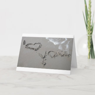 Känslor i sanden kort