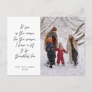 Känslosam, God Jul, Familjefoto Vykort