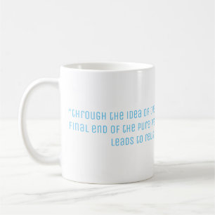 Kant 2 filosoficitationstecken kaffemugg