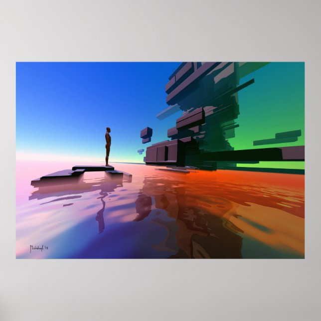 Kant av uppfattning - konsthandling poster (Framsidan)