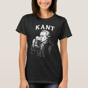 Kant drink Enlightenment Beer-gåva T Shirt