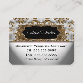 Kant för runda Marcee för personlig assistent Visitkort