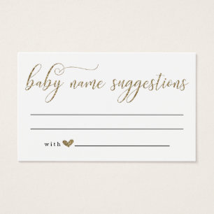 Känt förslagkort för baby för baby shower - gu visitkort