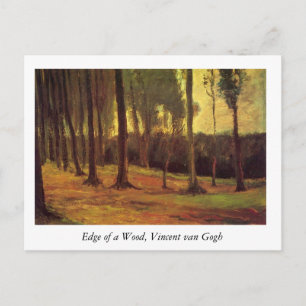 Kant i ett Skogen, Vincent van Gogh. Vykort