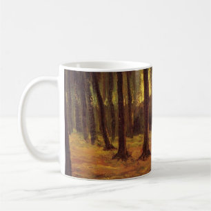 Kant i ett Wood av Vincent van Gogh Kaffemugg