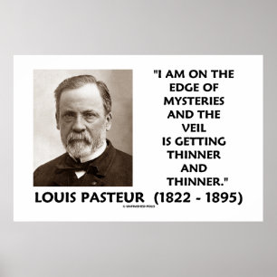 Kant i Mysteries Veil med Thinner Pasteur Poster