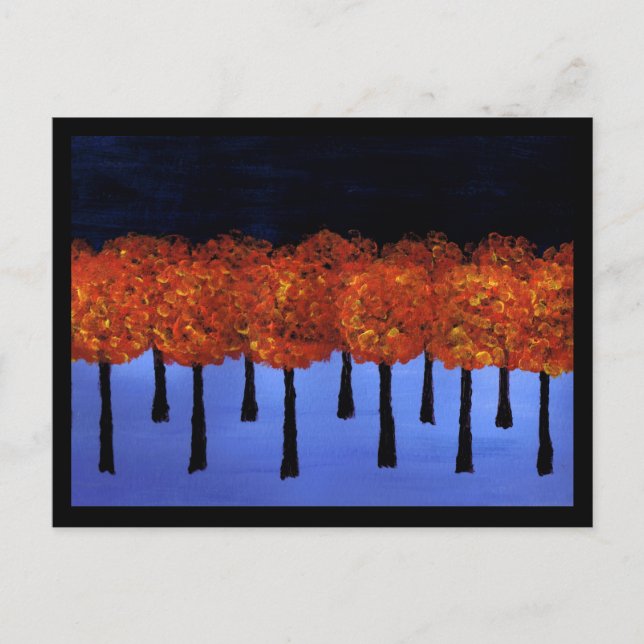 Kant i Orangen Forest Vykort (Framsida)