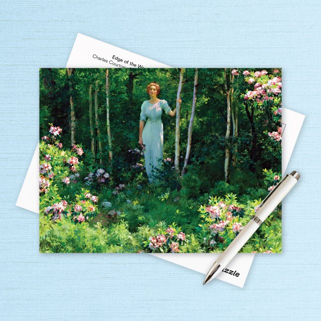 Kant i Skogen Charles Curran Vykort (Skapare uppladdad)