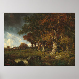 Kant i skogen - Diaz de la Peña Fine Art Poster