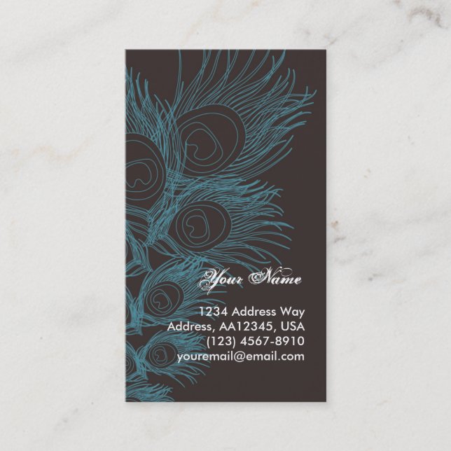 Känt kort för fjäder (Framsida)