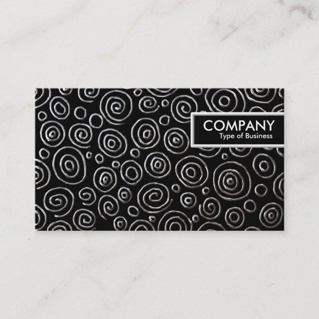 Kant Märkre - Abstrakt 181112 - Exotiskt Metall Visitkort (Framsida)