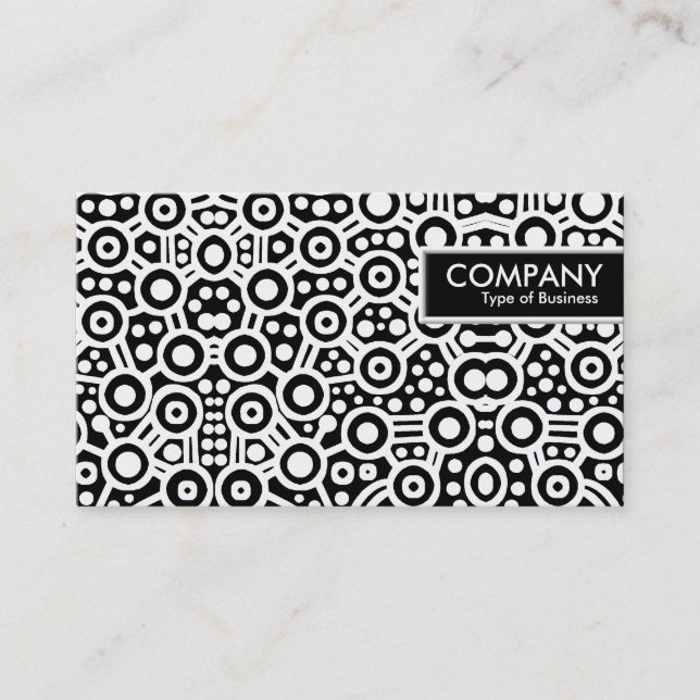 Kant Märkre - Abstrakt Alien Circuit II Visitkort (Framsida)