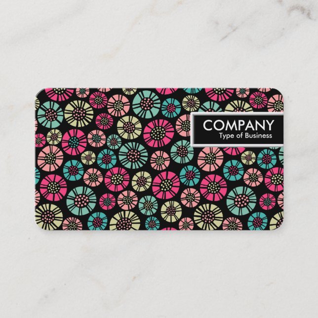 Kant Märkre - Abstrakt Flowers 031023 Visitkort (Framsida)