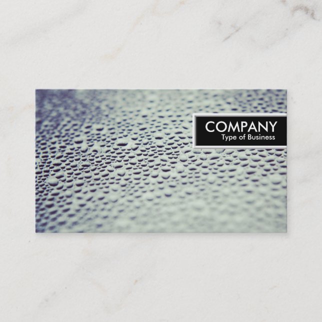 Kant Märkre - droppar i Vatten på glas 01 Visitkort (Framsida)