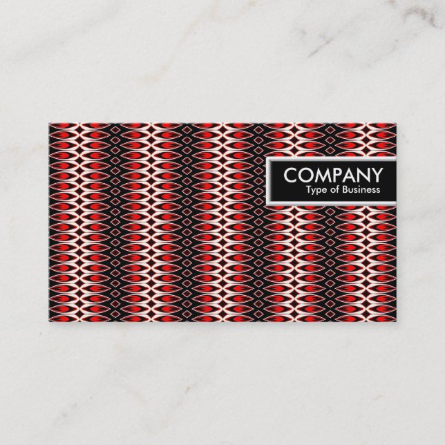 Kant Märkre - Flame Mönster Visitkort (Framsida)