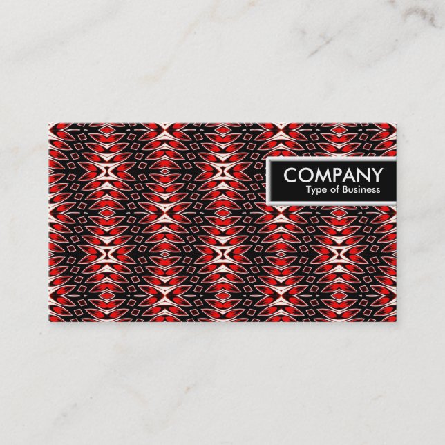 Kant Märkre - Flame Mönster Visitkort (Framsida)