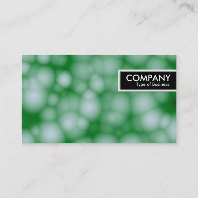 Kant Märkre - Grönt Bubbles Visitkort (Framsida)